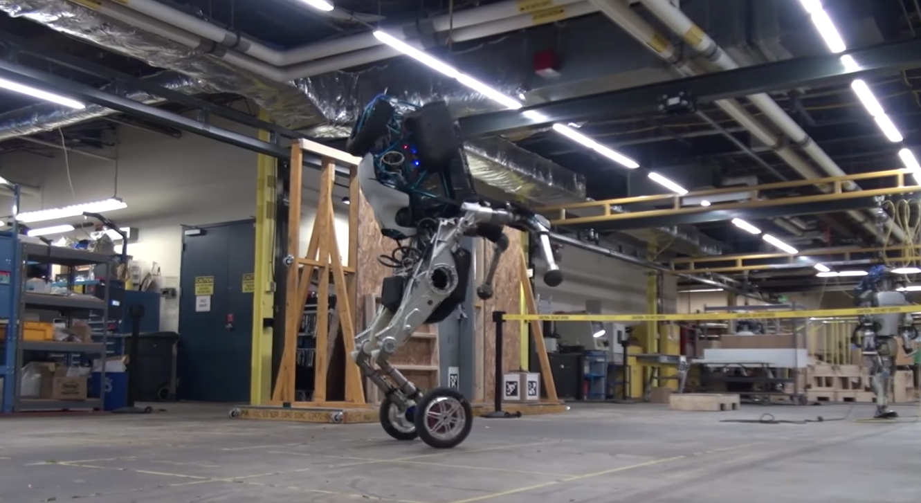 Imagen Handle, el robot que combina ruedas y piernas. Lo nuevo de Boston Dynamics